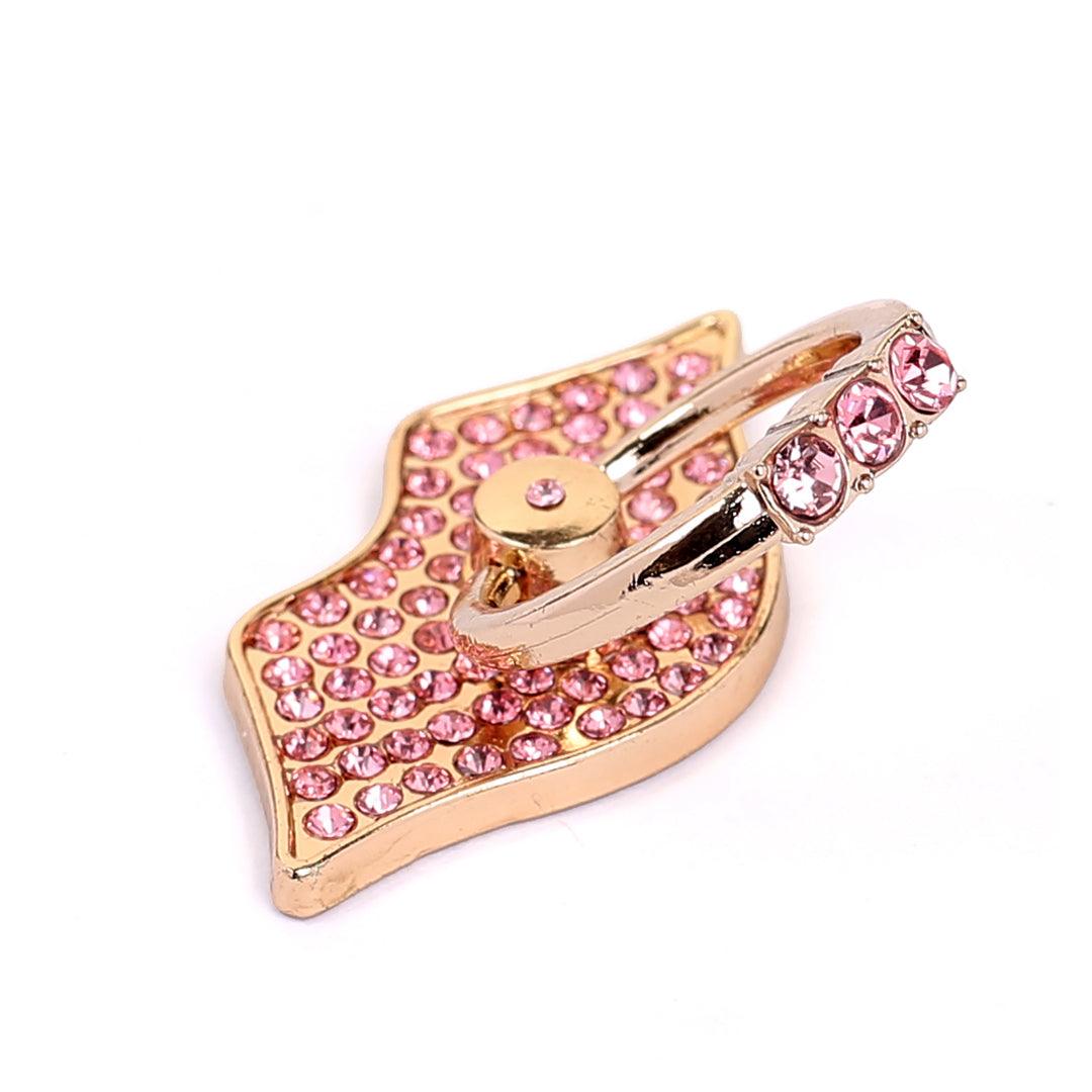 Magnet Lip Stone Ring Phone Holder - Obeezi.com
