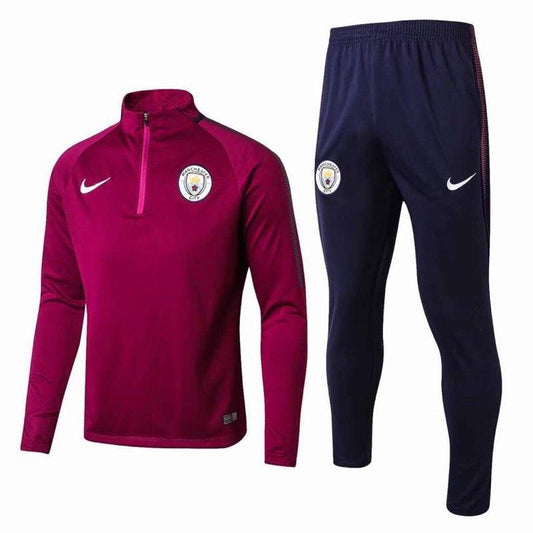 Manchester City Training Kits 17/18 Purple Tracksuits - Obeezi