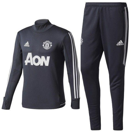 Manchester United Tech 17/18 Training dark grey Tracksuits - Obeezi