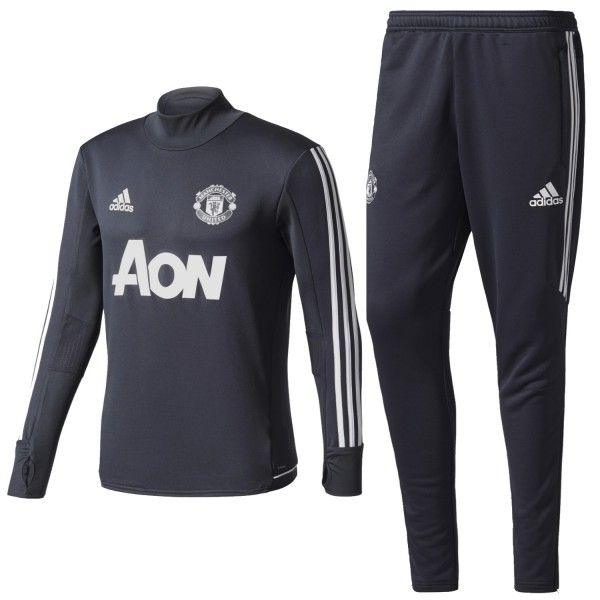 Manchester United Tech 17/18 Training dark grey Tracksuits - Obeezi