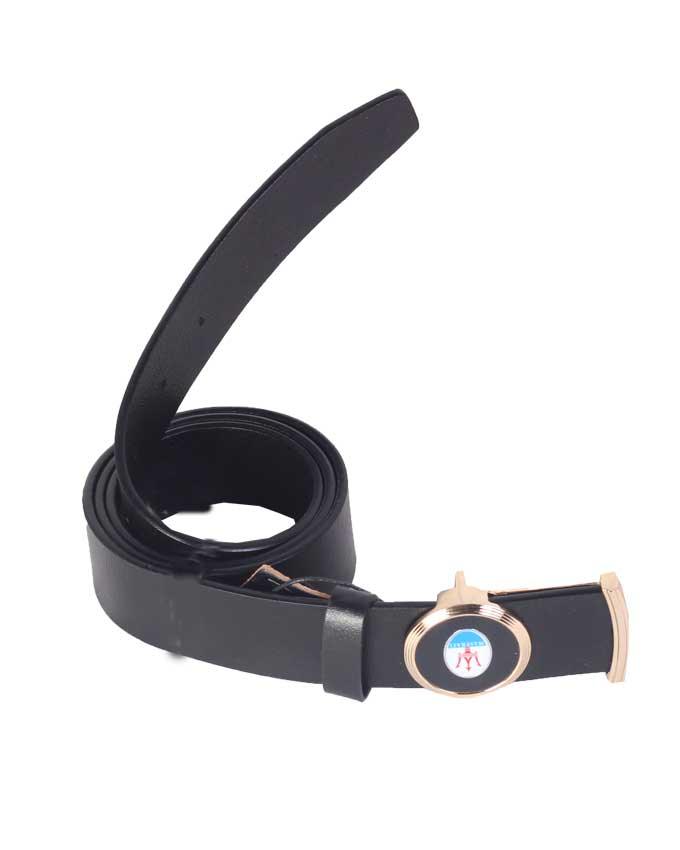 Maserati Ferrari Men's Real Leather Belt- Black - Obeezi.com