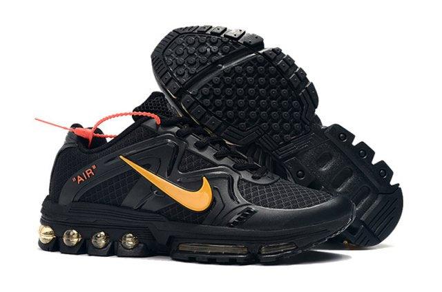 Max 2019 Black Yellow Men's Running Shoes - Obeezi