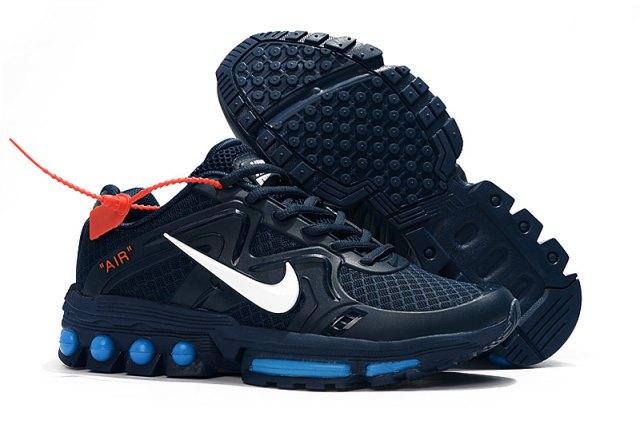 Max 2019 Navy Blue White Men's Running Shoes - Obeezi