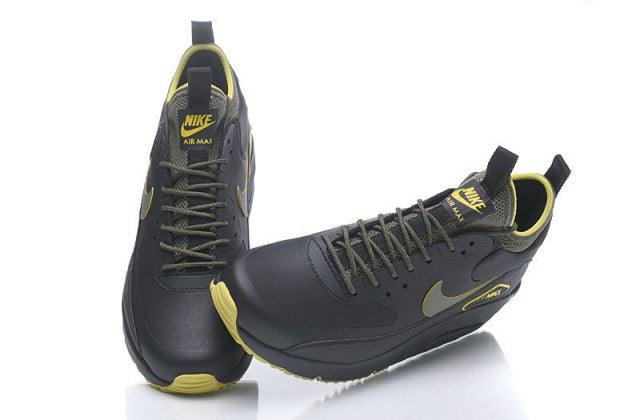 Max 90 Mid NS GPX Black Yellow Men's Running Shoes - Obeezi