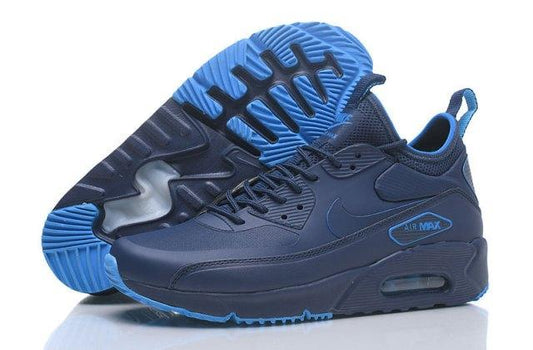 Max 90 Mid NS GPX Navy Blue Men's Running Shoes - Obeezi