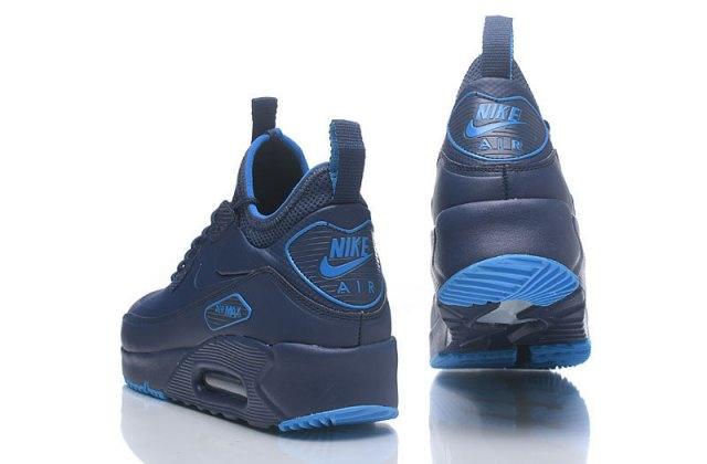 Max 90 Mid NS GPX Navy Blue Men's Running Shoes - Obeezi