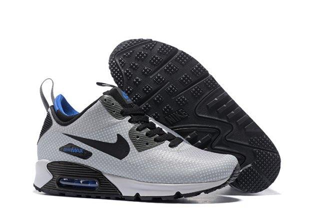 MAX 90 MID WNTR White Black Mens Running Shoes - Obeezi