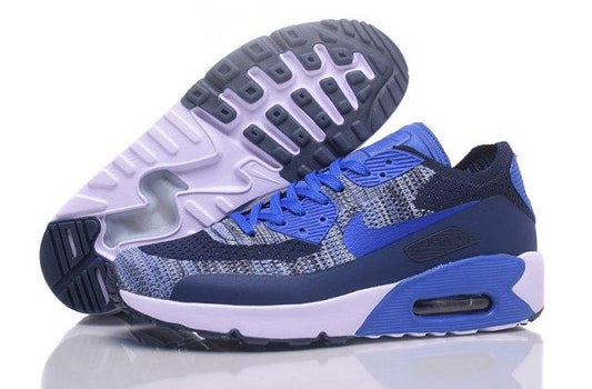 Max 90 Ultra Navy Paramount Blue Men's Running Sneakers - Obeezi