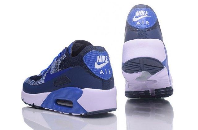 Max 90 Ultra Navy Paramount Blue Men's Running Sneakers - Obeezi
