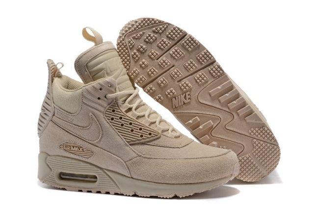 Max 90 Winter Sneaker boot Wheat White Men's Shoes - Obeezi