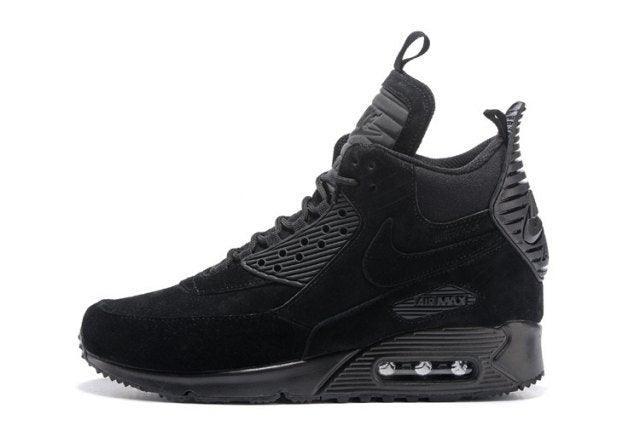 Max 90 Winter Sneakerboot Triple Black - Obeezi
