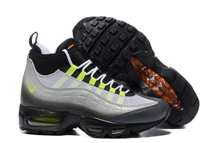 Max 95 Winter Sneakerboot Black Volt Orange Mens Running Sneakers - Obeezi