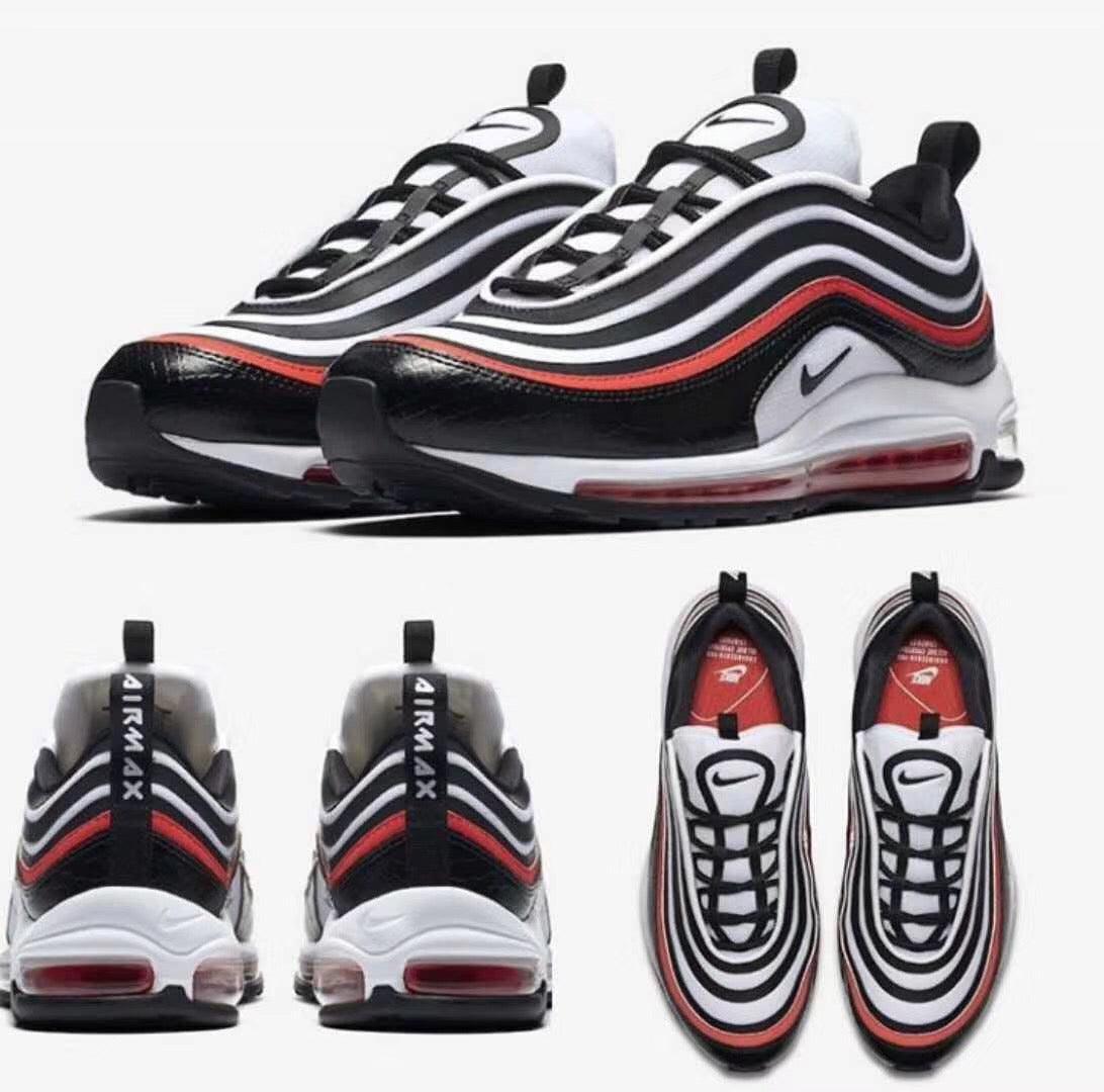 Max 97 UL '17 SE Black Red White Running Shoes - Obeezi