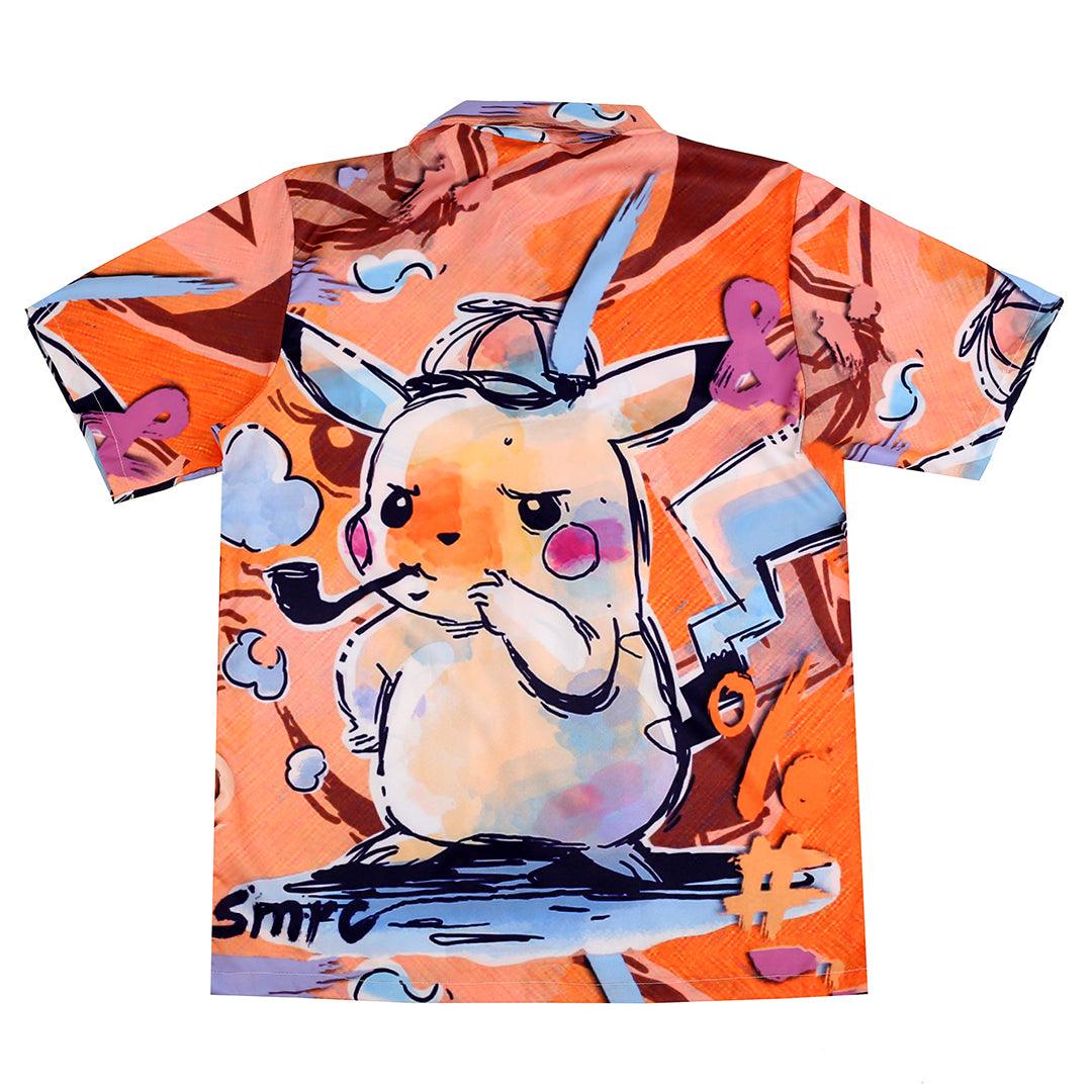 Men's Aloha Multi-Coloured Animated Designed Shirt - Obeezi.com