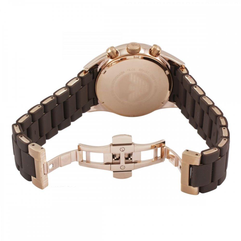 Men's AR5890 Brown Sport Chronograph Watch - Obeezi.com