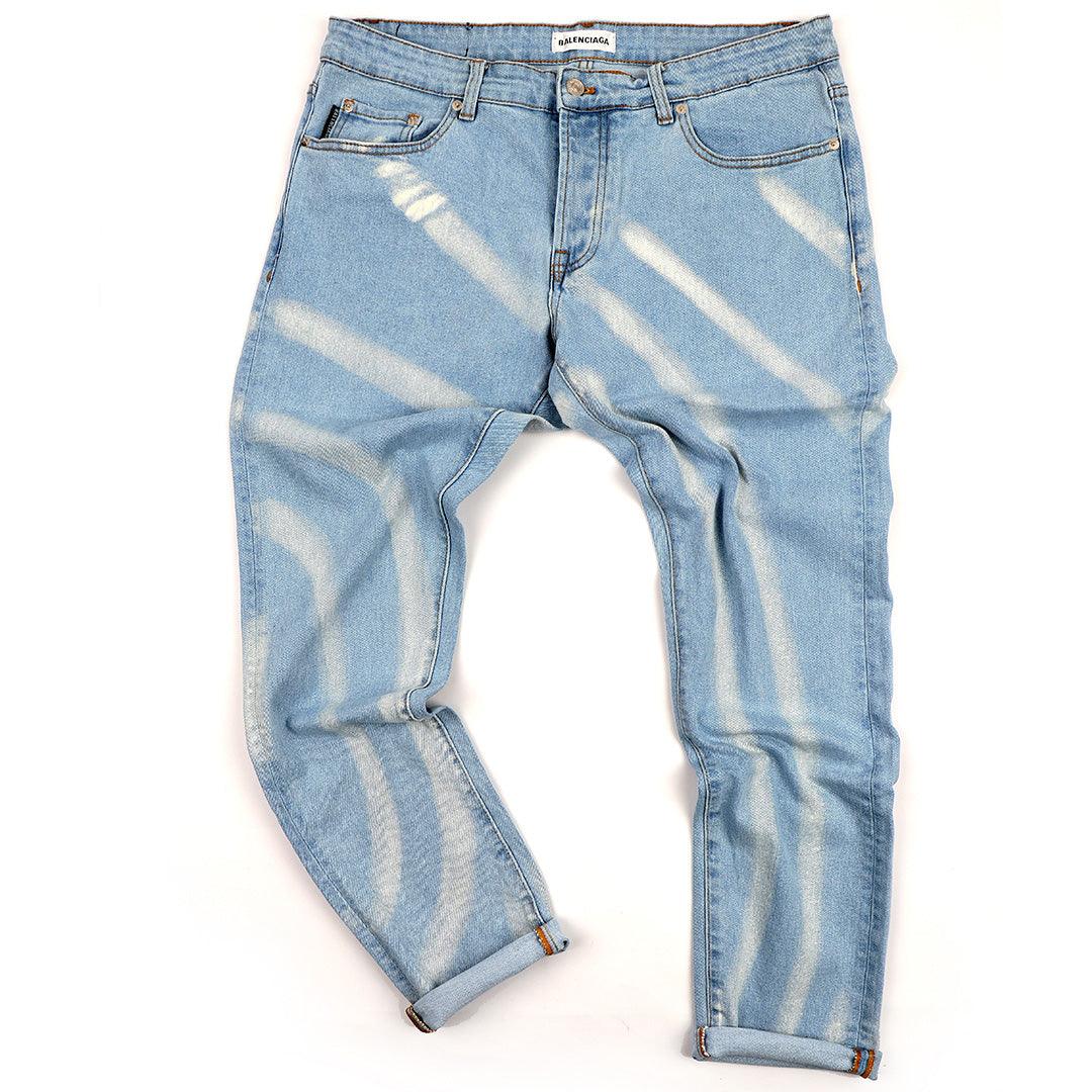 Men's Authentic Standard Denim Jeans- Blue - Obeezi.com