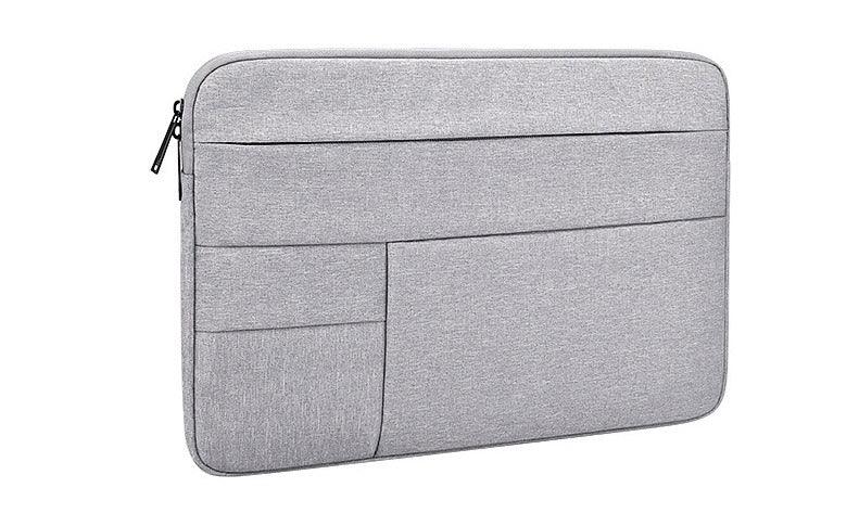 Men's Briefcase Designed Zipper Ultra Light Laptop Bag- Ash - Obeezi.com