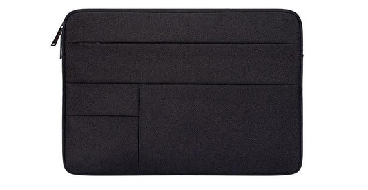 Men's Briefcase Designed Zipper Ultra Light Laptop Bag-Black - Obeezi.com