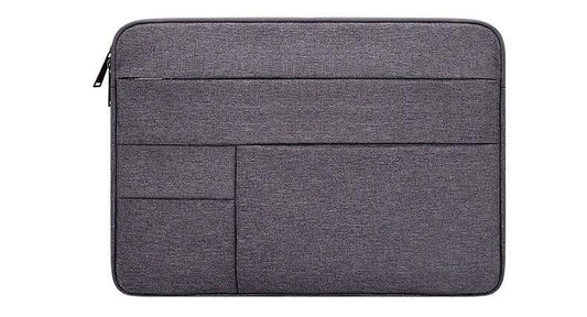 Men's Briefcase Designed Zipper Ultra Light Laptop Bag- Grey - Obeezi.com