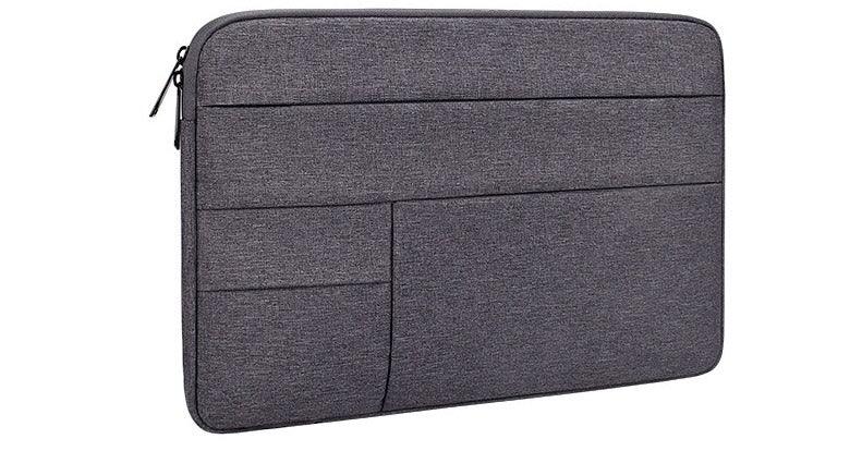 Men's Briefcase Designed Zipper Ultra Light Laptop Bag- Grey - Obeezi.com