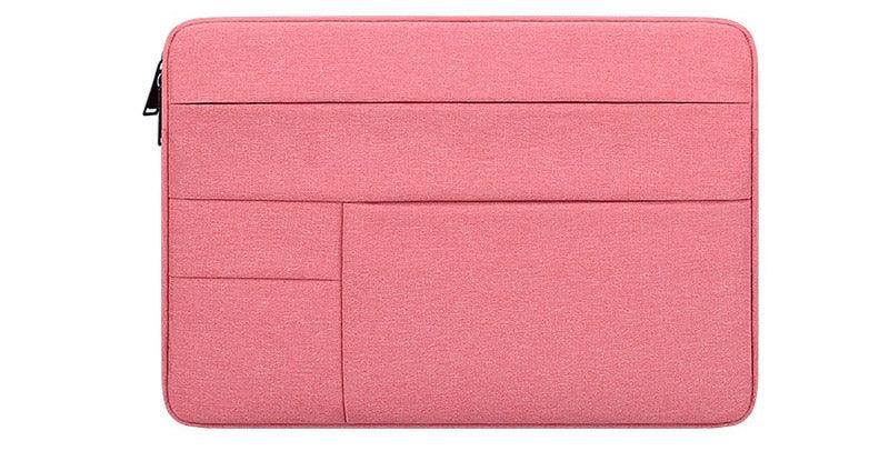 Men's Briefcase Designed Zipper Ultra Light Laptop Bag-Pink - Obeezi.com