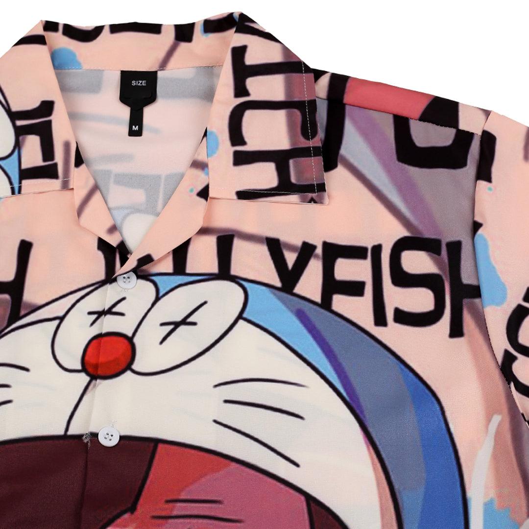 Men's Cartoon Designed Aloha Multi-Coloured Shirt. - Obeezi.com