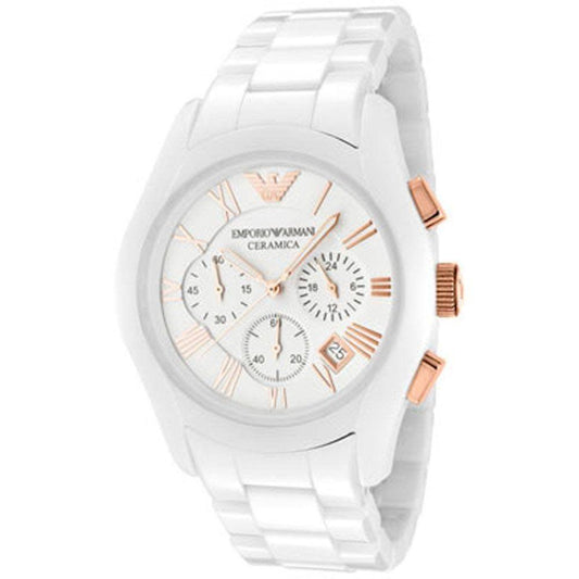 Men's Ceramic Chronograph Watch AR1416 - Obeezi.com