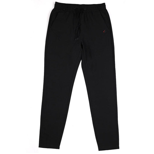 Men's Exclusive Black Mini Logo Designed Joggers - Obeezi.com