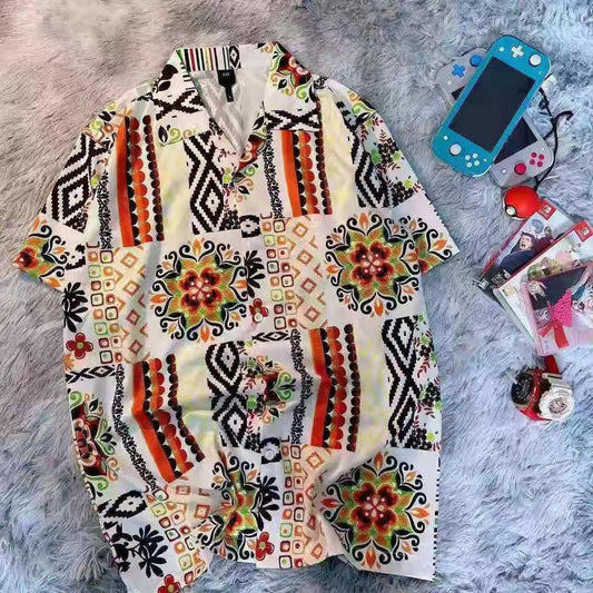 Men's Exquisite Designed Aloha Shirt - Obeezi.com
