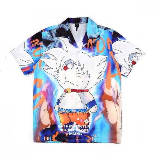 Men's Notorious Animated Designed Aloha Shirt - Obeezi.com
