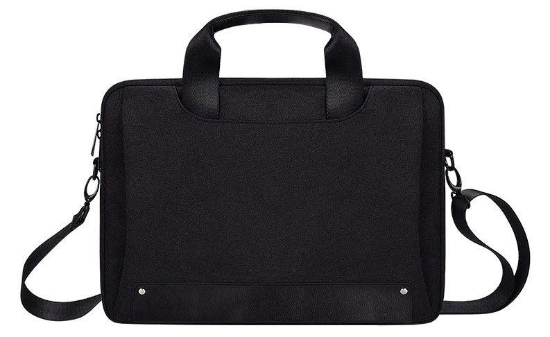 Men's Simple Briefcase Designed Ultra Light Laptop Bag- Black - Obeezi.com