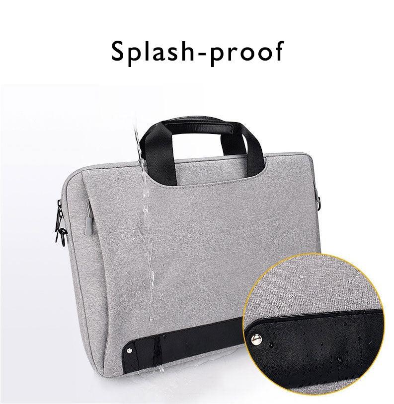 Men's Simple Briefcase Designed Ultra Light Laptop Bag- Black - Obeezi.com