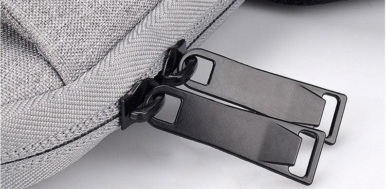 Men's Simple Briefcase Designed Ultra Light Laptop Bag- Black - Obeezi.com