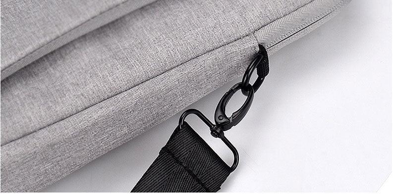 Men's Simple Briefcase Designed Ultra Light Laptop Bag- Black - Obeezi.com