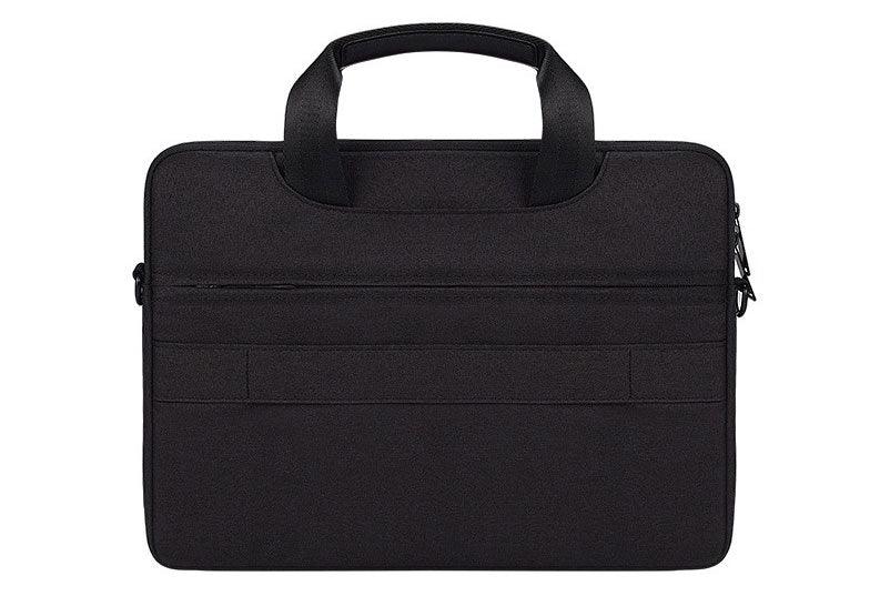 Men's Simple Briefcase Designed Ultra Light Laptop Bag- Black - Obeezi.com