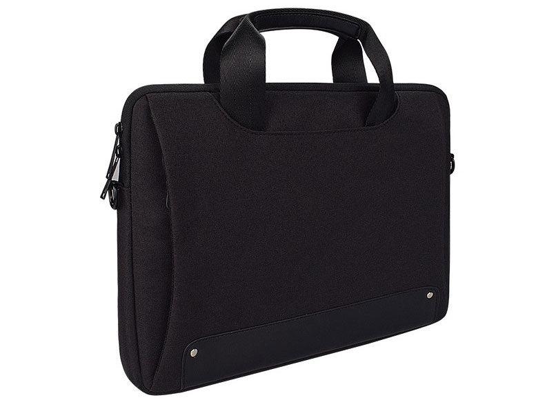 Men's Simple Briefcase Designed Ultra Light Laptop Bag- Black - Obeezi.com