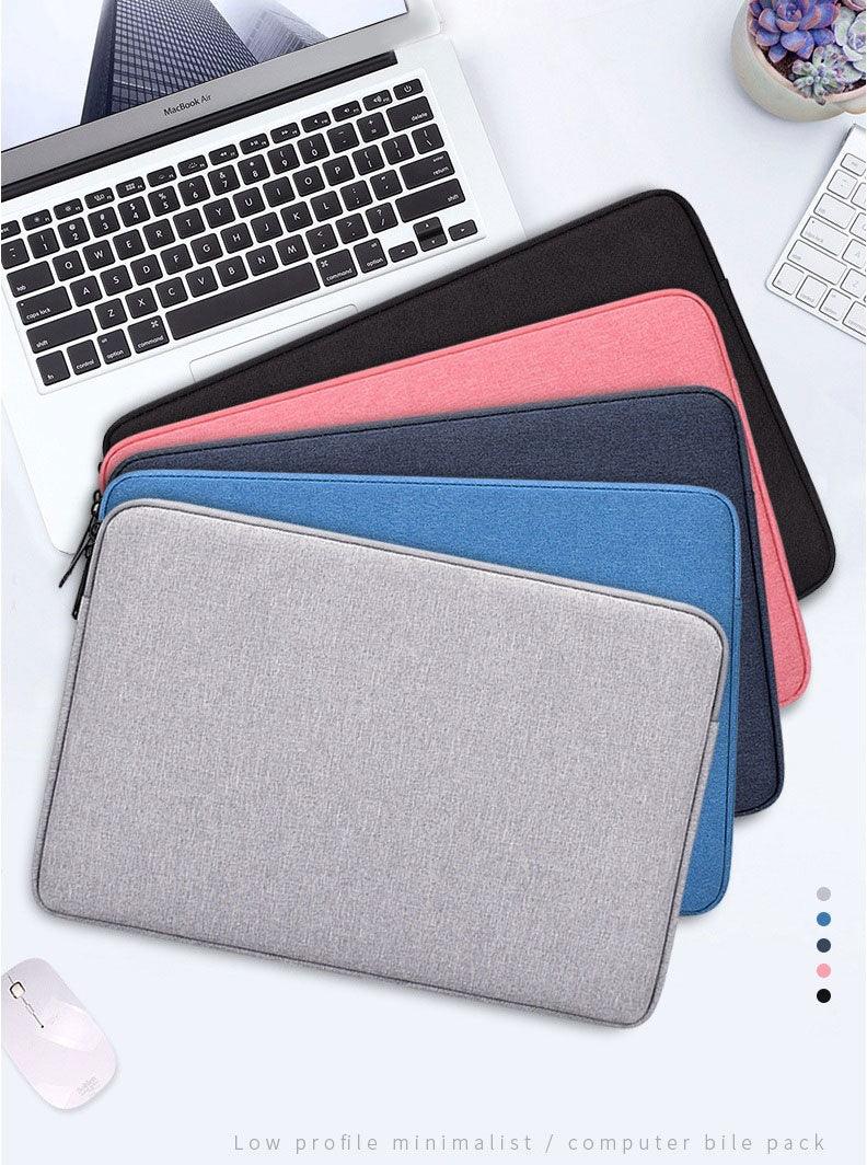 Men's Simple Oxford 2 In 1 Laptop Sleeve- Ash - Obeezi.com