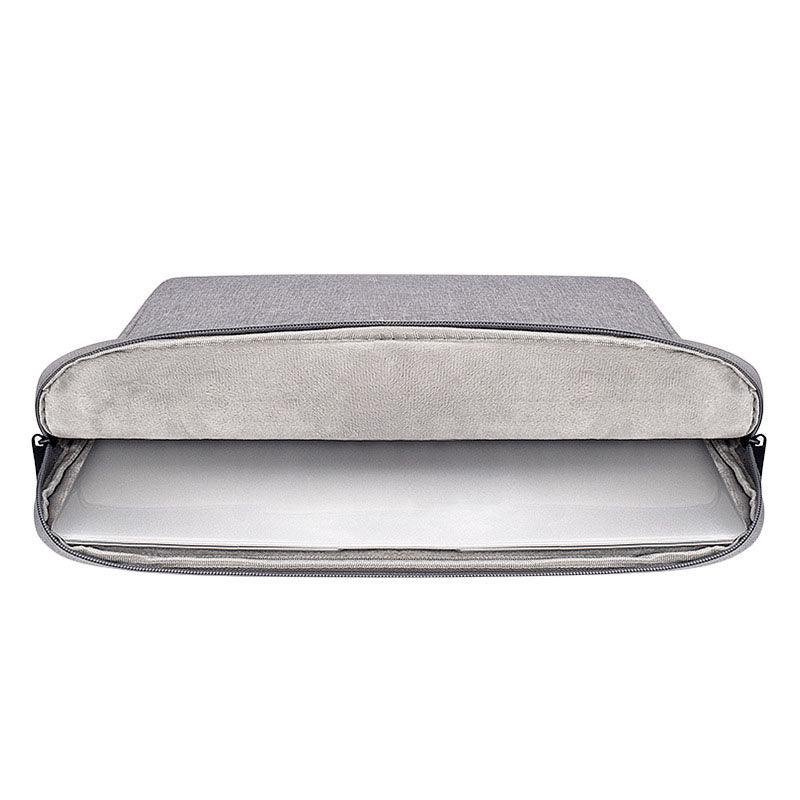 Men's Simple Oxford 2 In 1 Laptop Sleeve- Ash - Obeezi.com