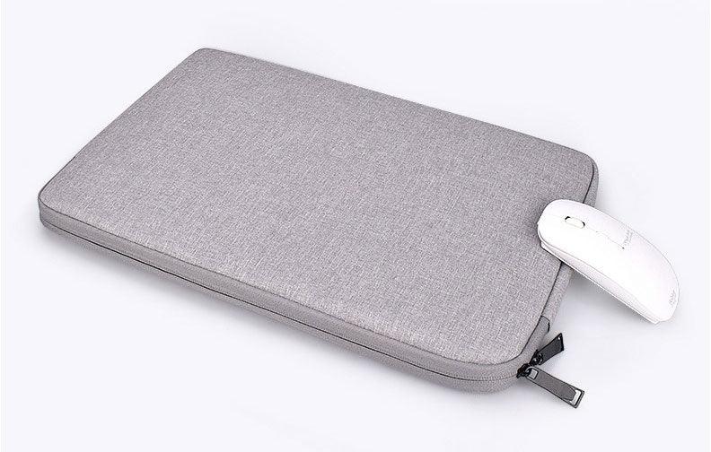 Men's Simple Oxford 2 In 1 Laptop Sleeve- Ash - Obeezi.com