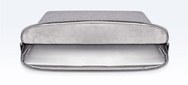 Men's Simple Oxford 2 In 1 Laptop Sleeve- Ash - Obeezi.com