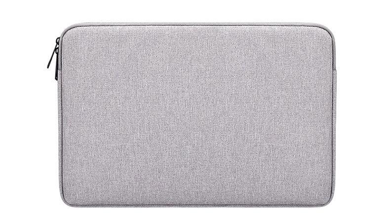 Men's Simple Oxford 2 In 1 Laptop Sleeve- Ash - Obeezi.com