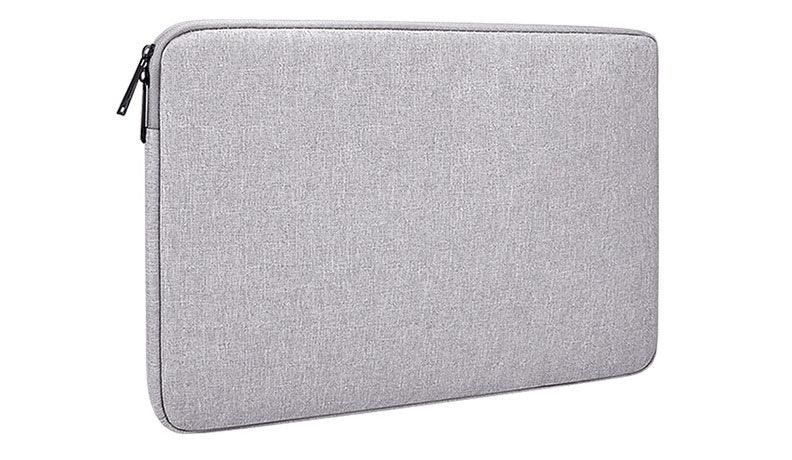 Men's Simple Oxford 2 In 1 Laptop Sleeve- Ash - Obeezi.com