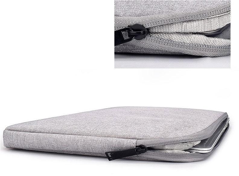 Men's Simple Oxford 2 In 1 Laptop Sleeve- Black - Obeezi.com