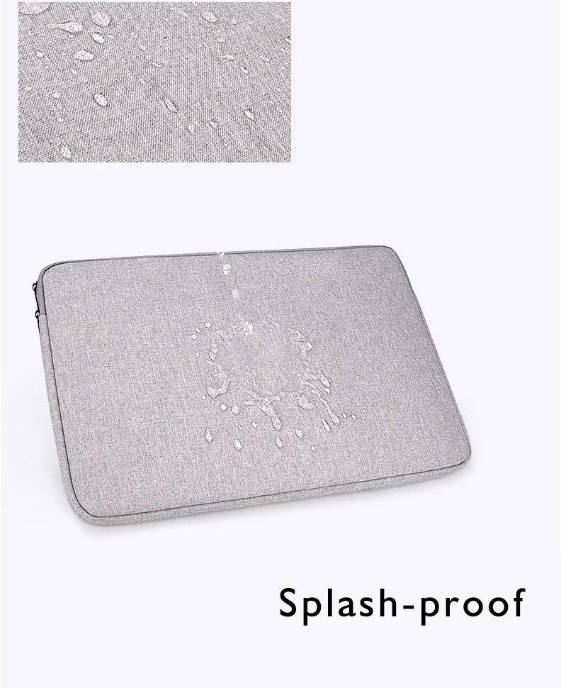 Men's Simple Oxford 2 In 1 Laptop Sleeve- Black - Obeezi.com