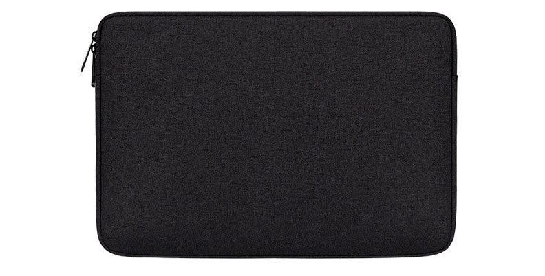 Men's Simple Oxford 2 In 1 Laptop Sleeve- Black - Obeezi.com