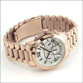 Michael Kors Cooper Rose Gold-tone Chronograph Women's Watch MK5929 - Obeezi.com