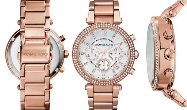 Michael Kors MK5491 39mm Gold Plated Stainless Steel Womens Watch - Obeezi.com