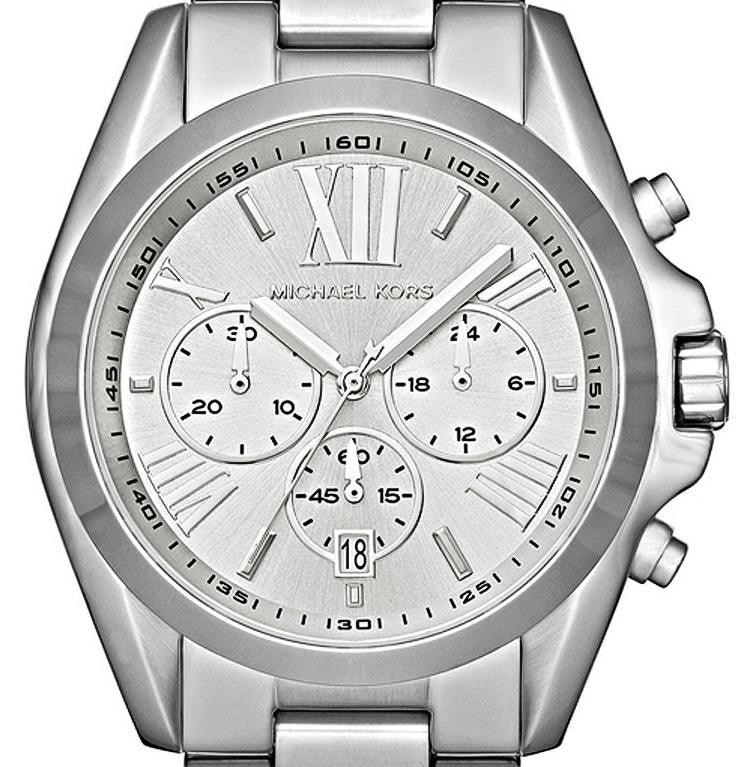 Michael Kors MK5535 Unisex Bradshaw Silver Watch - Obeezi.com