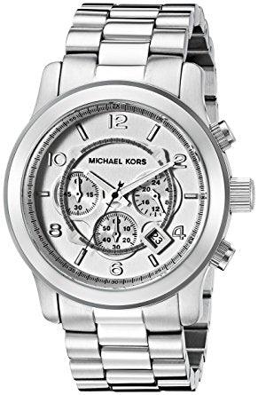 Michael Kors MK8086 Men's Runway Silver-Tone Watch - Obeezi.com
