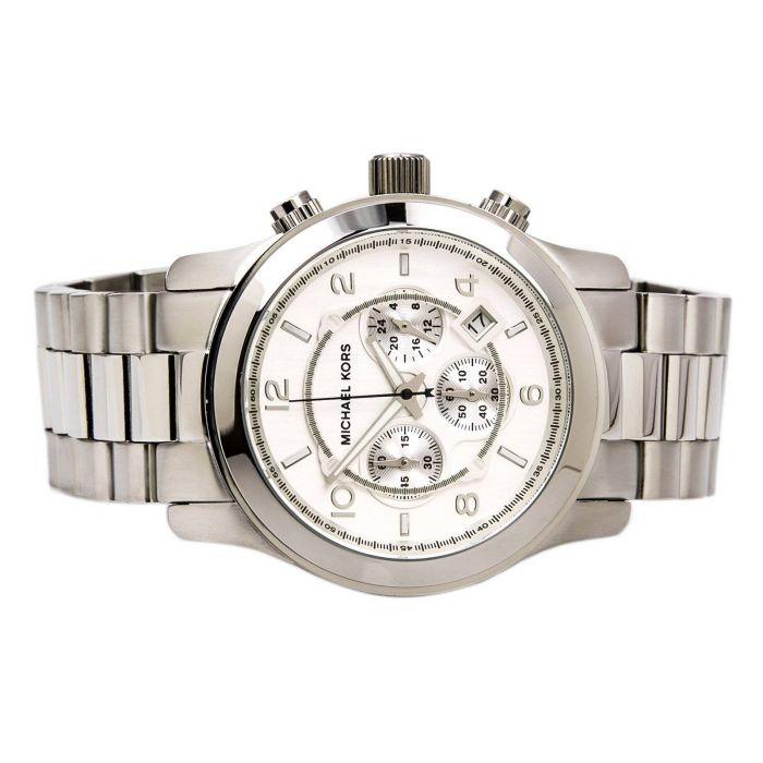 Michael Kors MK8086 Men's Runway Silver-Tone Watch - Obeezi.com